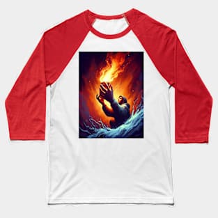 This flame 3. Baseball T-Shirt